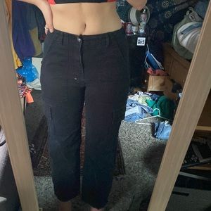 Ultra high rise pants cargo pants